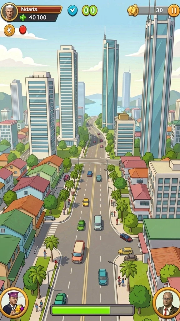 6rt - Tampilan karakter utama dalam aksi mengatasi rintangan.