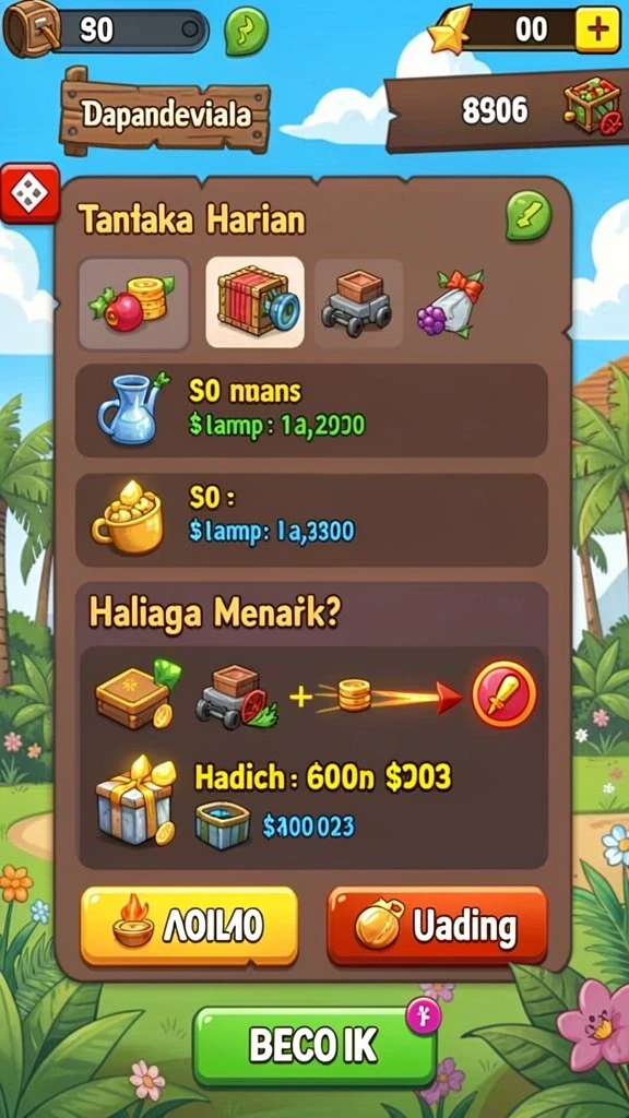 luckydf - Tampilan menarik dari gameplay LUCKYDF yang dinamis.