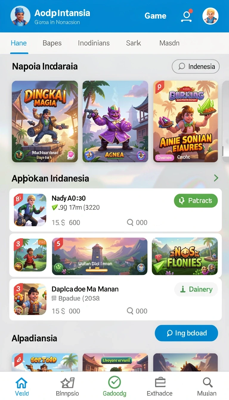 rebahin - Kontrol intuitif yang memudahkan pemain baru.